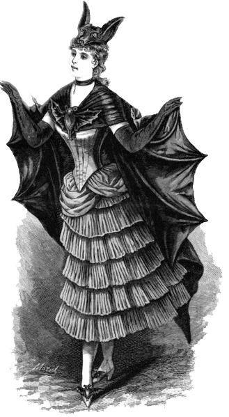 Victorian Bat Costume