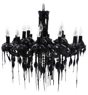 Hot Kroon by Piet Boon black gothic chandelier
